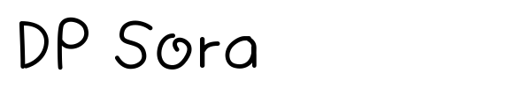 Fonte DP Sora