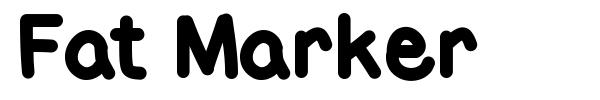 Fonte Fat Marker
