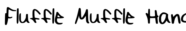 Fonte Fluffle Muffle Hand