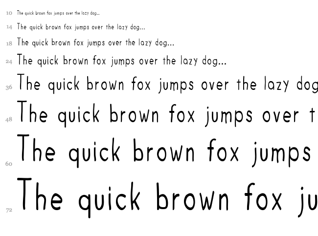 Fruit Sale font waterfall