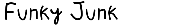 Fonte Funky Junk