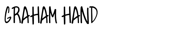Fonte Graham Hand