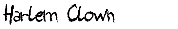 Harlem Clown font preview