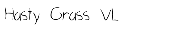 Fonte Hasty Grass VL