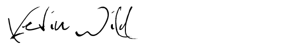 Kevin Wild font preview