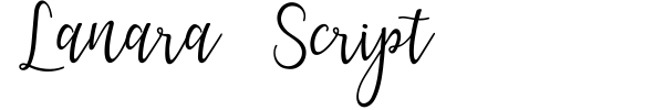 Fonte Lanara Script