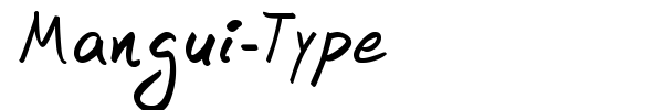 Fonte Mangui-Type