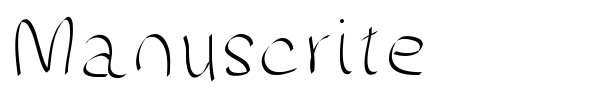 Fonte Manuscrite
