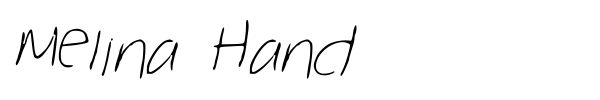 Fonte Melina Hand