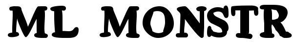 ML Monstrolino font preview