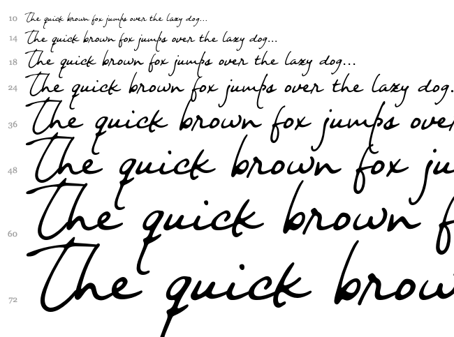 Night Wind Sent font waterfall