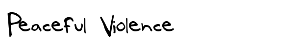 Fonte Peaceful Violence