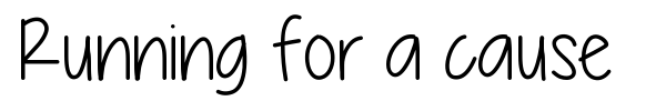 Fonte Running for a cause