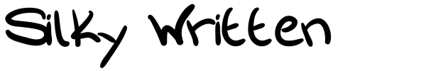 Fonte Silky Written