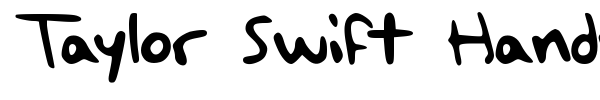 Fonte Taylor Swift Handwriting
