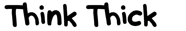 Fonte Think Thick