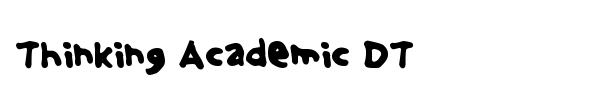 Fonte Thinking Academic DT