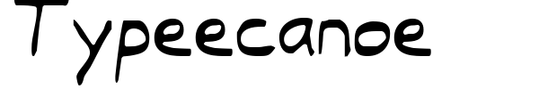 Typeecanoe font preview