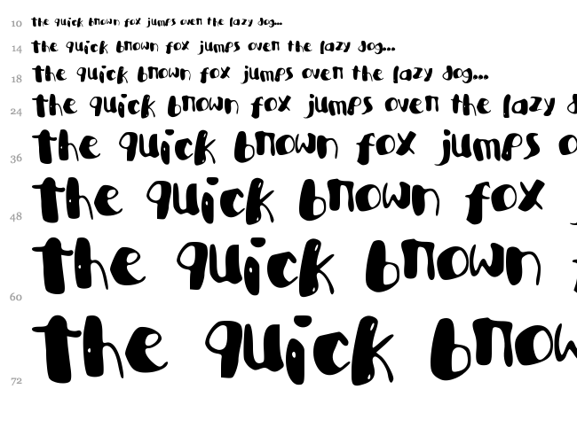 Academy Killer font waterfall