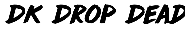 Fonte DK Drop Dead Gorgeous