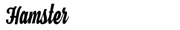 Hamster font preview
