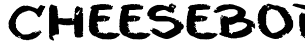 Cheeseborger font preview