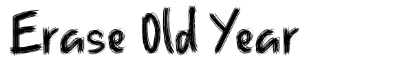 Fonte Erase Old Year