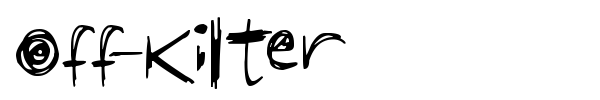 Fonte Off-Kilter
