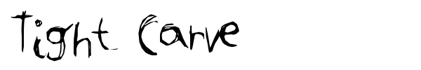 Fonte Tight Carve