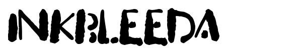 Inkbleeda font preview