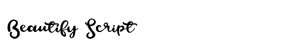 Fonte Beautify Script