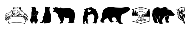 Fonte Bear Icons
