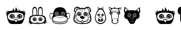 Plastic Pets font preview