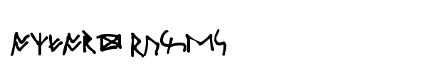 Fonte Oxford Runes