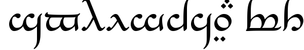 Fonte Tengwar Eldanaro