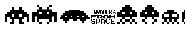 Fonte Invaders from Space