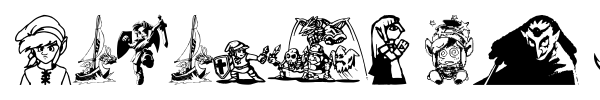Fonte Legend Of Zelda TriFont
