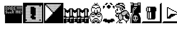 Weird Mario Bros font preview