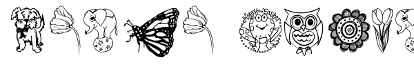 Fonte Janda Spring Doodles