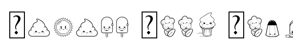 Fonte Kawaii Food Font