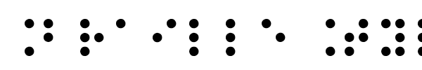 Fonte Braille Type