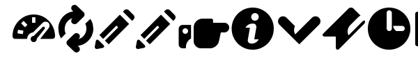 Fonte Breezi Icon Set