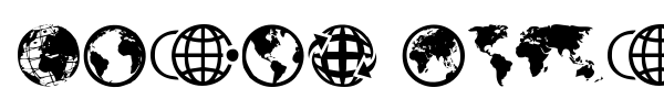 Fonte Globe Icons