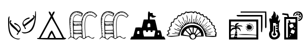 Fonte Summer Icons