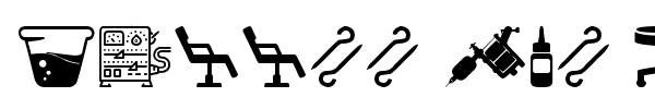 Fonte Tattoo Pro Icons