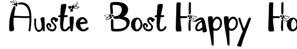 Fonte Austie Bost Happy Holly