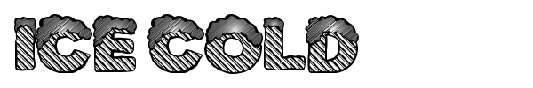 Ice Cold font preview